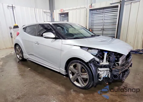 2013 Hyundai Veloster Turbo z USA, uszkodzony, nr VIN KMHTC6AE5DU107850